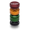 Santa Cruz Shredder 4-Piece Grinder (Small) rasta apart