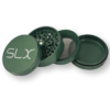 Green SLX BFG Grinder showing interior teeth and filter.