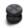 Vessel Basin storage container in Black finish showing two-piece anodized aluminium construction with engraved logo EU