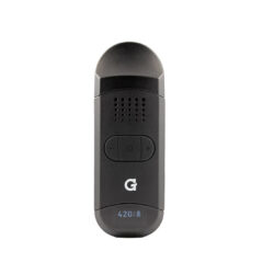 Front view of the black G Pen Dash 2 vaporiser