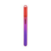 Full length view of the Puffco Hot Knife Plasma with the red cap attached