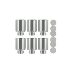 Arizer Go SRT replacement glass shells set with stainless steel mesh screens