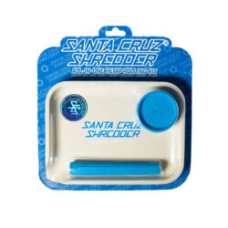 Santa Cruz hemp rolling kit full set blue tray grinder tube retail pack