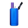 Blue DaVinci IQ Core with the top open and replaceable battery visible