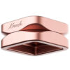 Rose Gold Krush Kube 2.0 XL Grinder shown closed from the front