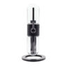 Upright black Stündenglass Gravity Infuser on a white background