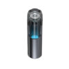 Dr. Dabber Switch GO top view with glass attachment and blue chamber light