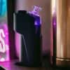 Dr. Dabber Switch GO side profile with illuminated glass chamber