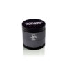 Grey and black Santa Cruz Shredder Split Series Medium grinder in closed position
